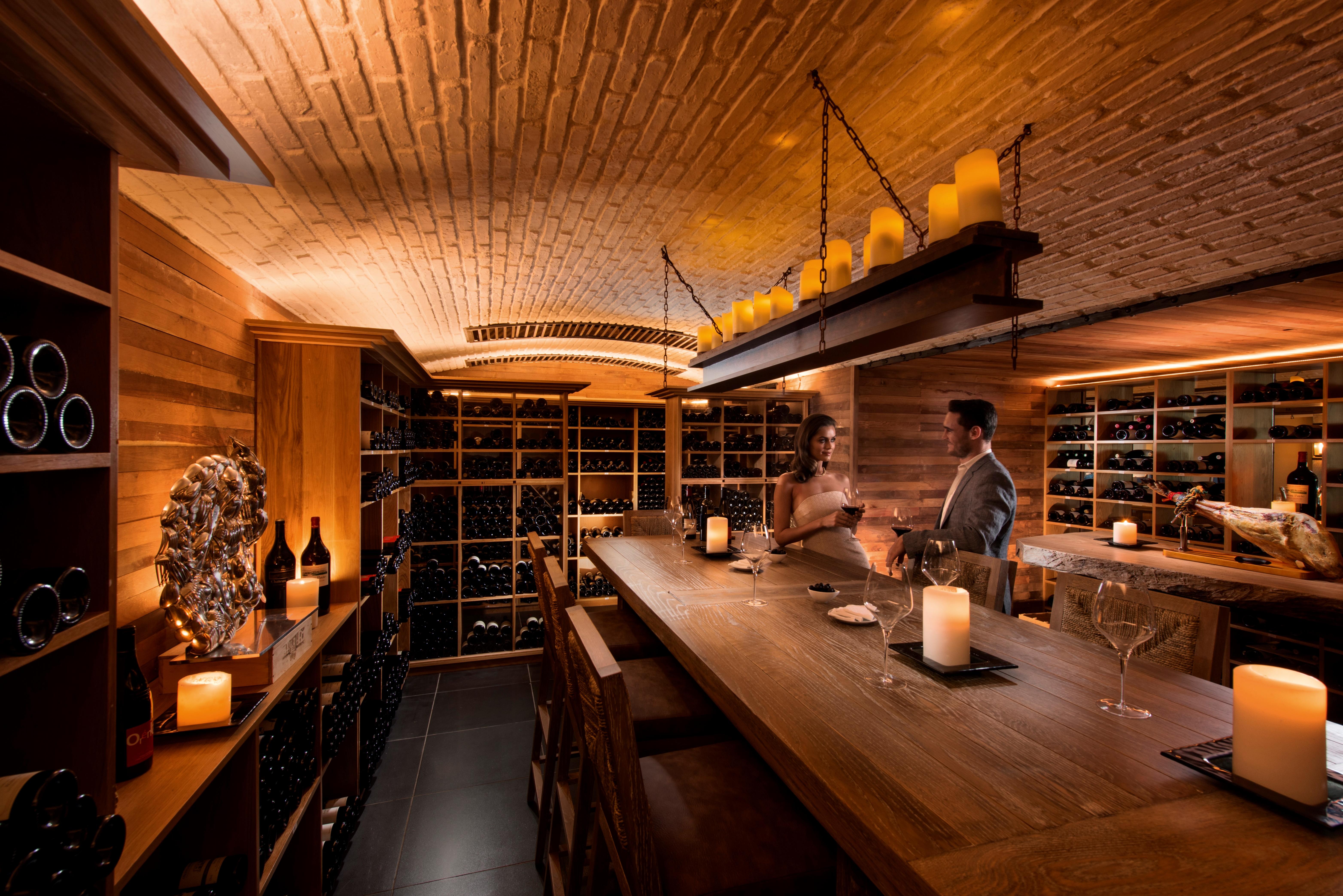 Constance Belle Mare Plage Esterno foto The wine bar at the hotel